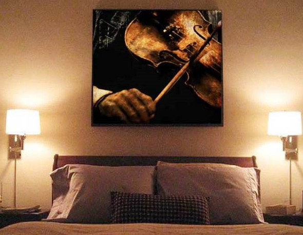 The Tune - Handpainted Art Painting - 32in X 32in