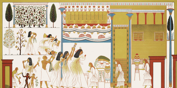 L'√âgypte Et De La Nubie (1835‚Äì1845) By Jean Fran√ßois Champollion (PRT_6291) - Canvas Art Print - 29in X 15in