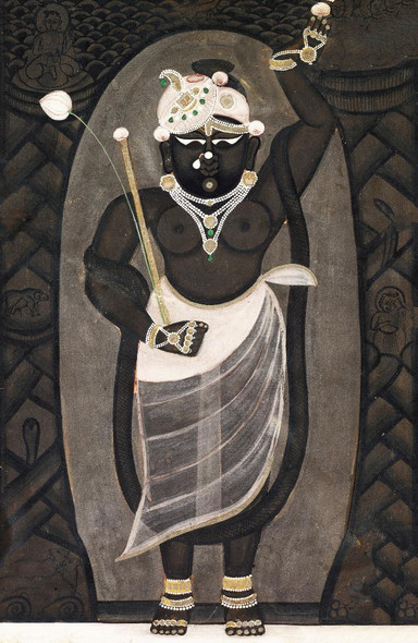 Sri Nathaji (PRT_6554) - Canvas Art Print - 26in X 40in