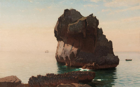 Capri By William Stanley Haseltine (PRT_6712) - Canvas Art Print - 28in X 18in