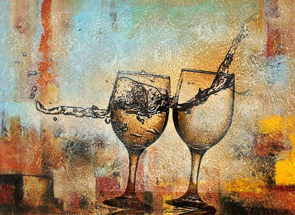 Drink,Wine,Old and Gold Wine,Lets Cheers,Still Life,Wine Glass,Port Wine,Wine For Two