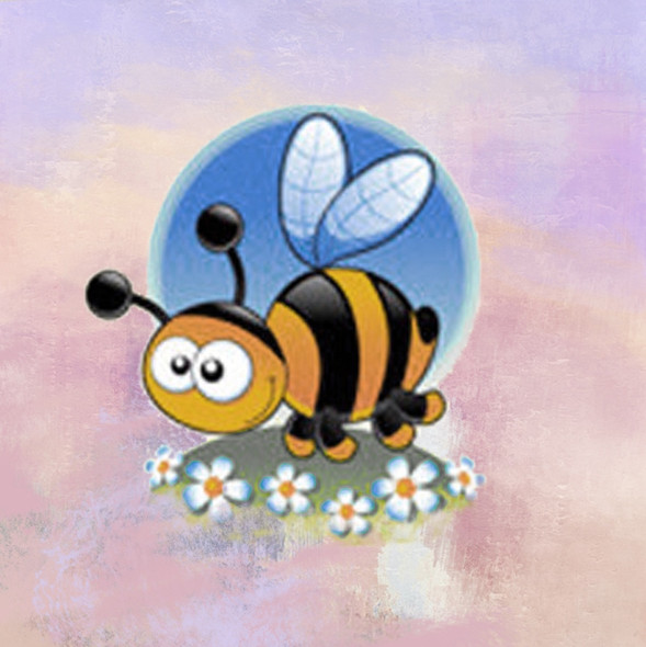 Honey Bee,Honey Comb,Honey Bee with White Flowers