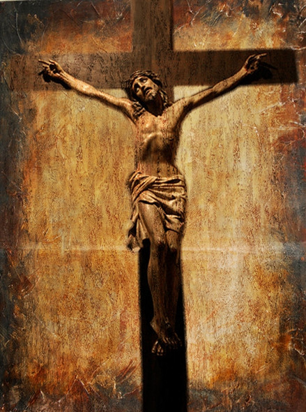 Jesus Chirst 1 - Handpainted Art Painting - 24in X 32in