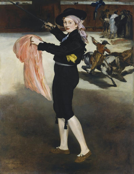 Mademoiselle Victorine In The Costume Of An Espada (1862) By √âdouard Manet (PRT_7211) - Canvas Art Print - 18in X 23in