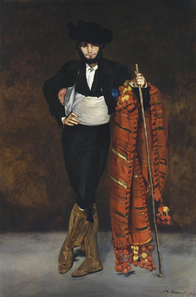 Young Man In The Costume Of A Majo (1863) By √âdouard Manet (PRT_7257) - Canvas Art Print - 15in X 23in