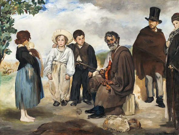 The Old Musician (1862) By Edouard Manet (PRT_7241) - Canvas Art Print - 24in X 18in