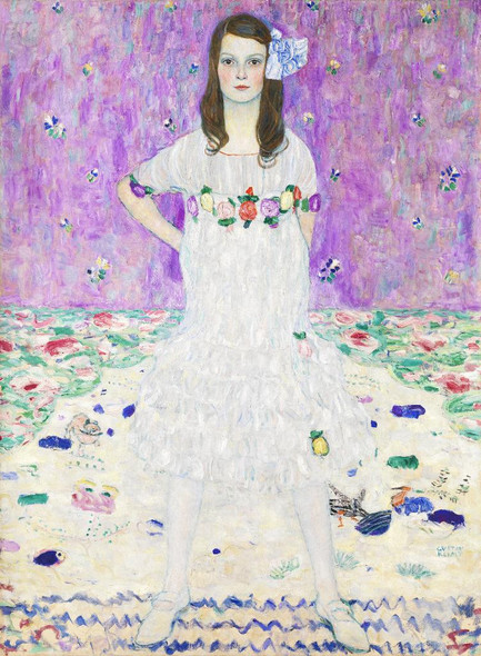 M√§da Primavesi By Gustav Klimt (PRT_7382) - Canvas Art Print - 17in X 23in
