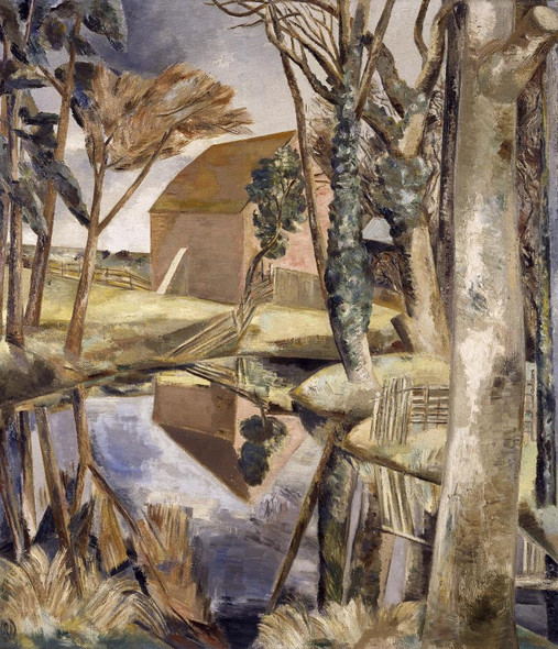 Oxenbridge Pond By Paul Nash (PRT_7362) - Canvas Art Print - 20in X 24in