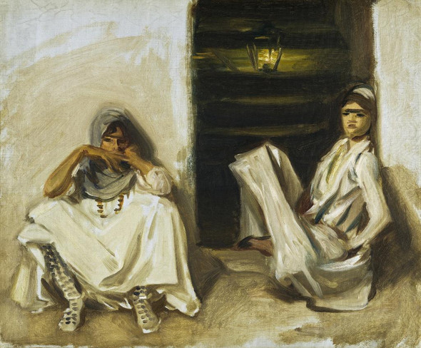 Two Arab Women (1905) By John Singer Sargent (PRT_7374) - Canvas Art Print - 22in X 18in
