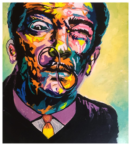 Salvador Dali - The Infinity Mustache   (PRT_7990_55711) - Canvas Art Print - 24in X 27in