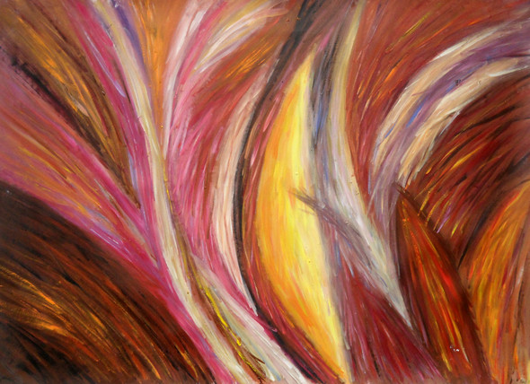 StrokeMagic - 36in X 24in,26Line42_3624,Red, Pink, Orange,Rs.2990,Abstract;Latest Collection;Promotions/Curator Fav. Picks Under 5000;By Orientation and Size/Horizontal/Large (33in to 40in);Full Collection Painting