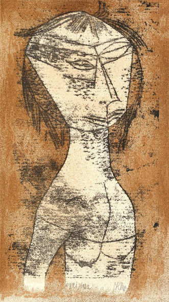 The Saint Of The Inner Light (Die Helige Vom Inner Licht) (1921) By Paul Klee (PRT_8088) - Canvas Art Print - 14in X 25in