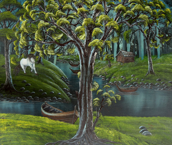 Landscaope (PRT_8067_58209) - Canvas Art Print - 30in X 25in