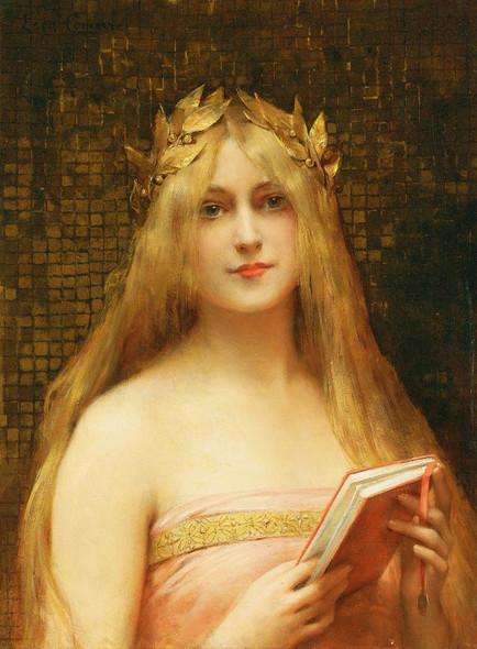 A Classical Beauty By L√©on Fran√ßois Comerre (PRT_8411) - Canvas Art Print - 18in X 24in