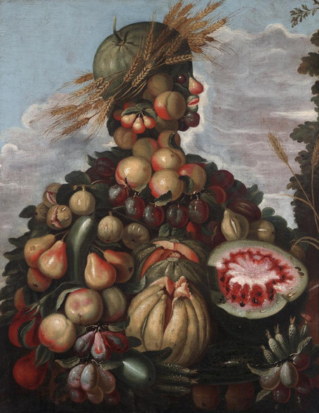 Autumn Fruits Man(1580‚Äì1600) (PRT_8520) - Canvas Art Print - 15in X 19in