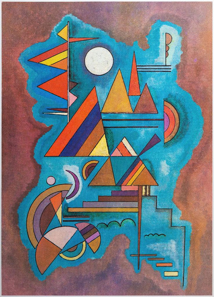 Standing (1930) By Wassily Kandinsky (PRT_8766) - Canvas Art Print - 18in X 25in
