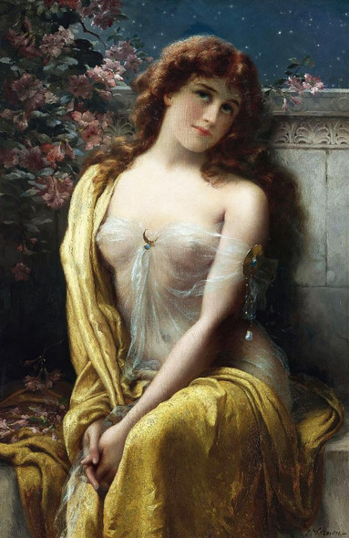 Starlight By Emile Vernon (PRT_9305) - Canvas Art Print - 16in X 25in