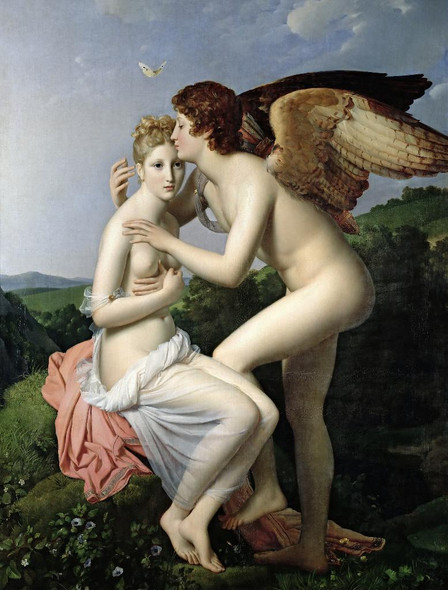 Cupid And Psyche (1798) By Fran√ßois G√©rard (PRT_9383) - Canvas Art Print - 23in X 30in
