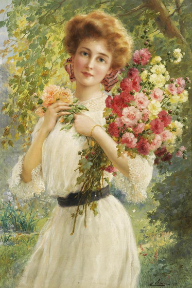 Belle D‚ÄôEt√© By Emile Vernon (PRT_9416) - Canvas Art Print - 20in X 29in