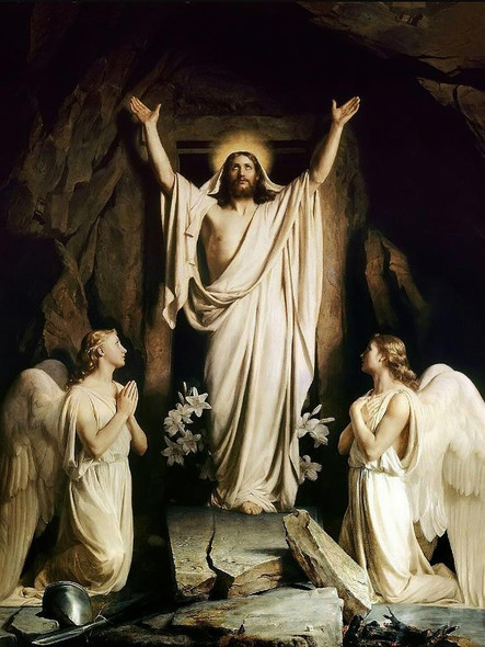 The Resurrection By Carl Bloch (PRT_9440) - Canvas Art Print - 19in X 26in