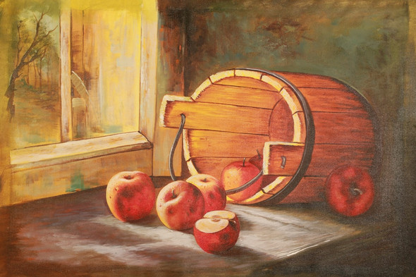 Apple,Still Life,Apple Basket,Red Apples,Fruit Basket