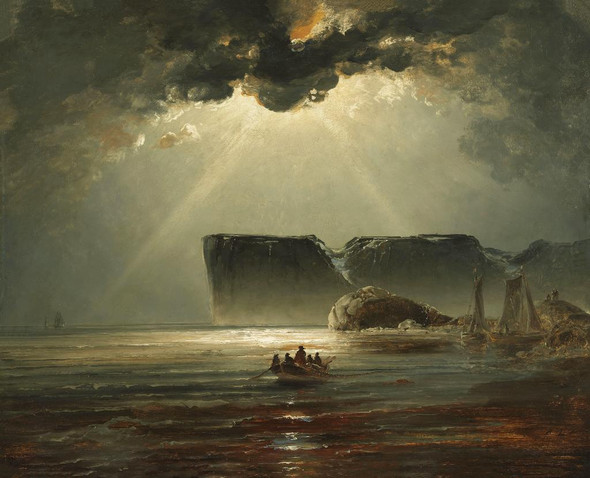 From North Cape (1840) By Peder Balke (PRT_9862) - Canvas Art Print - 35in X 28in