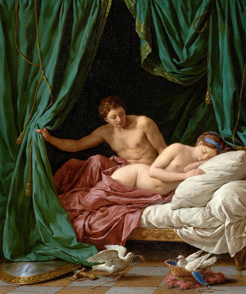 Mars And Venus, Allegory Of Peace (1770) By Louis Jean Fran√ßois Lagren√©e (PRT_9987) - Canvas Art Print - 28in X 34in
