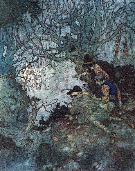 The Snow Queen Pl 5 (1911) By Edmund Dulac (PRT_10248) - Canvas Art Print - 15in X 19in