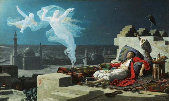A Eunuch‚Äôs Dream (1874) By Jean Lecomte Du Nou√ø  (PRT_10298) - Canvas Art Print - 35in X 21in