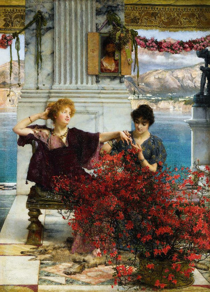 Love‚Äôs Jewelled Fetter (The Betrothal Ring) By Lawrence Alma Tadema (PRT_10314) - Canvas Art Print - 18in X 24in