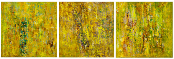 Untitled (ART_1286_51344) - Handpainted Art Painting - 33in X 11in