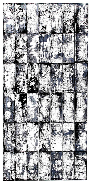 Mind Reflection No. 115 (ART_8091_61472) - Handpainted Art Painting - 30in X 60in