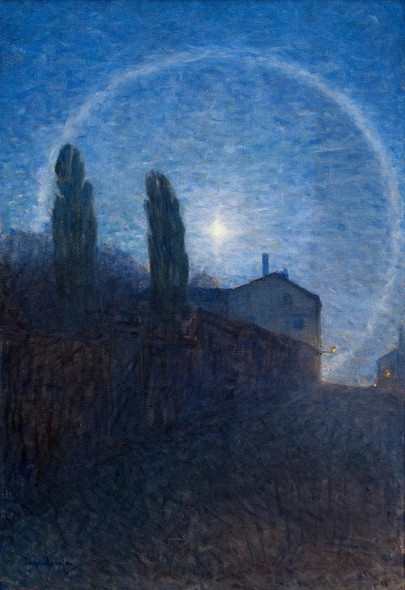 Lunar Halo (1896) By Eug√®ne Jansson (PRT_12340) - Canvas Art Print - 21in X 31in