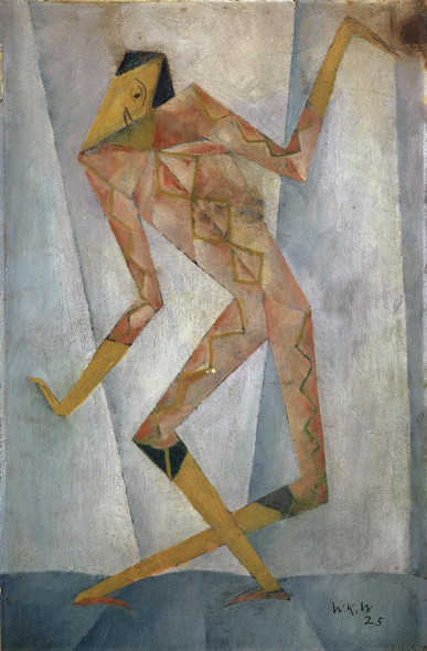 Harlequin (1925) By Walter Kurt Wiemken (PRT_12483) - Canvas Art Print - 25in X 39in