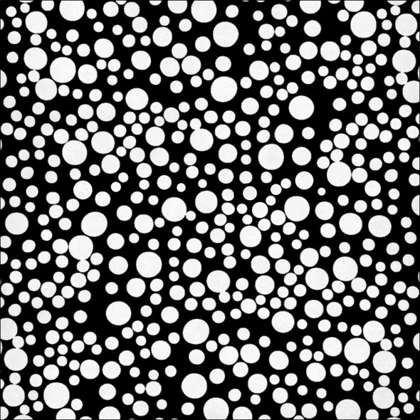 The Monochromatic Dots (PRT_7990_64139) - Canvas Art Print - 28in X 28in