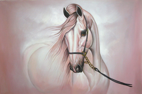 Strength and Valor02 - 36in X 24in,RAJMER51_3624,Acrylic Colors,Race,Horse  - Buy Paintings online in India