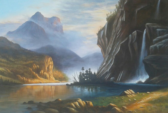 Buy The Earth - Surreal, Landscape, Symbolic Painting Online | Fizdi