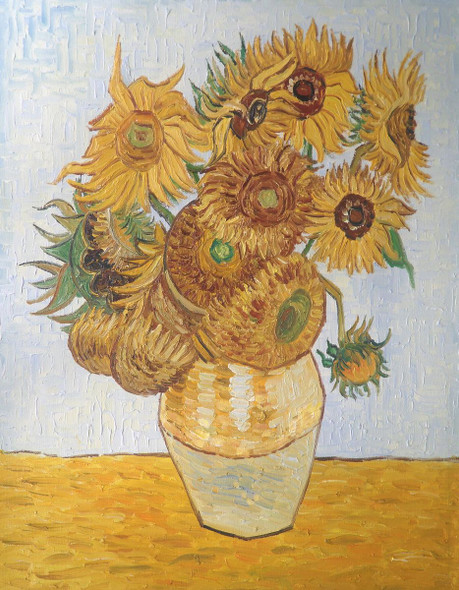 Vase with Fifteen Sunflowers,Flower,Floral