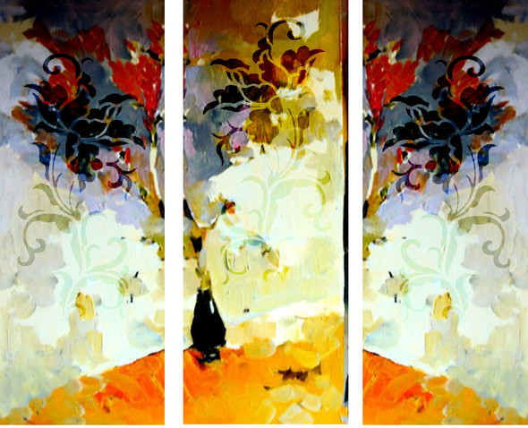 Flower,Floral,Multipiece Flower,White Flower with Vase,Abstrcat Flowers