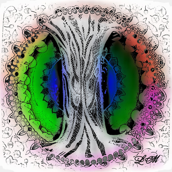 Tree of life (PRT_8537_66445) - Canvas Art Print - 24in X 24in