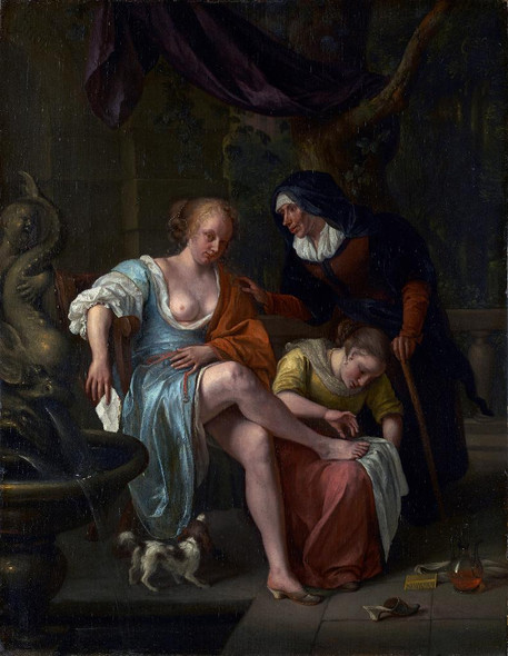 Bathsheba After The Bath (about 1670‚Äì1675) (PRT_15271) - Canvas Art Print - 21in X 27in