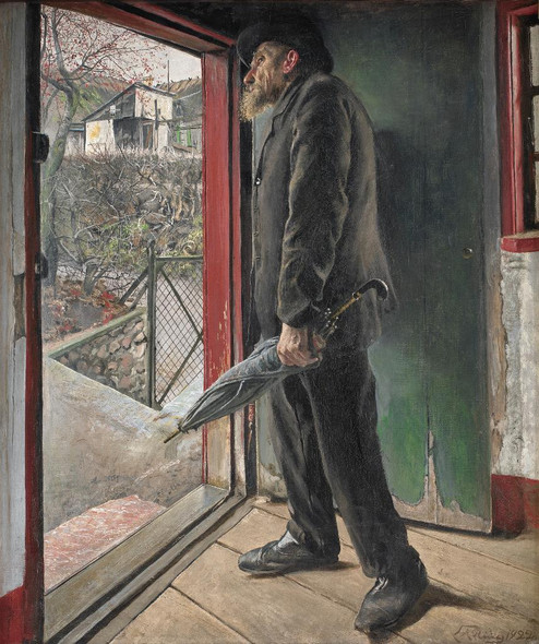 Has It Stopped Raining (1922) (PRT_15320) - Canvas Art Print - 18in X 22in