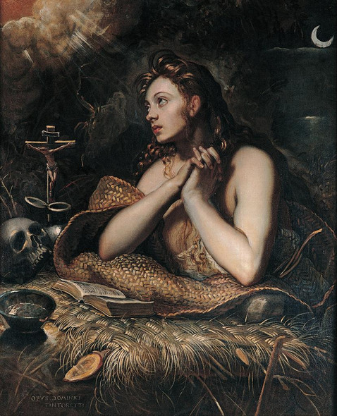Penitent Magdalene (between 1598 And 1602) (PRT_15396) - Canvas Art Print - 16in X 20in