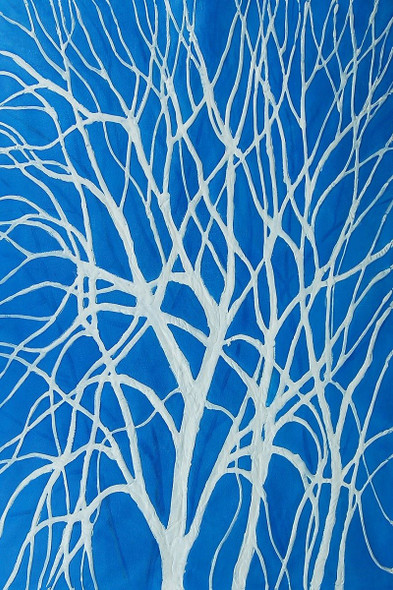 Abstract,Stroke,Pattern, conceptual ,	non-representational, non-realistic, non-pictorial,tree,Blue tree,