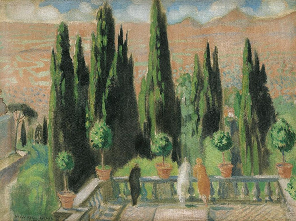 Villa D‚Äôeste (1928) (PRT_15504) - Canvas Art Print - 20in X 15in
