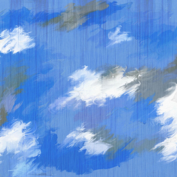 Clouds_Paint (PRT_7809_68033) - Canvas Art Print - 22in X 22in