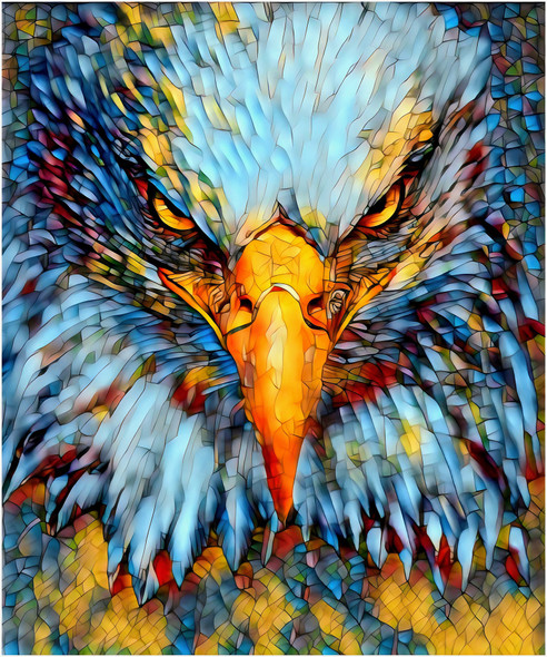 Bird Eagle (PRT_7809_68995) - Canvas Art Print - 22in X 26in