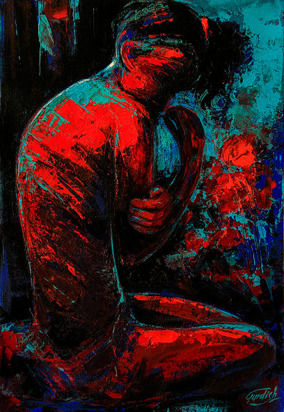 INSIDE  (HOSTEL LIFE PAINTING) (ART_2571_36885) - Handpainted Art Painting - 18in X 26in