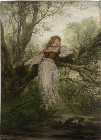 VICTOR M√úLLER Ophelia (PRT_15581) - Canvas Art Print - 30in X 42in