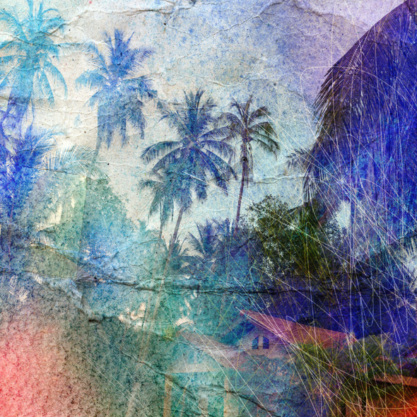 Abstract Landscape (PRT_8429_73335) - Canvas Art Print - 18in X 18in